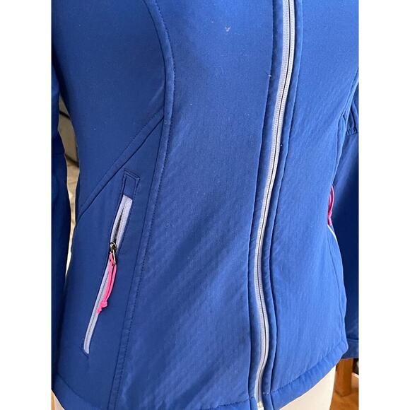 The North Face Polartec Zip-Up Blue on Blue with Pink Accents Fleece Jacket - XS - Picture 7 of 12